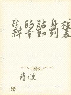 我的贴身校花最新章节列表