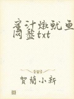 蜜汁炖鱿鱼百度网盘txt