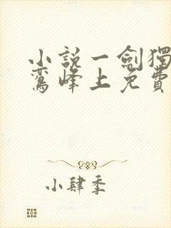 小说一剑独尊青鸾峰上免费