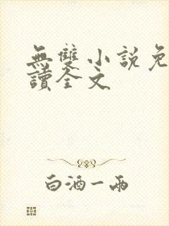 无双小说免费阅读全文