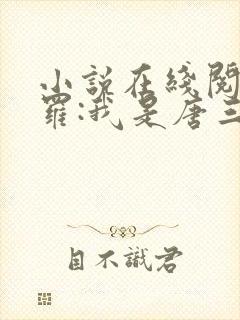 小说在线阅读斗罗:我是唐三妹妹