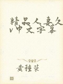 精品人妻久久av中文字幕