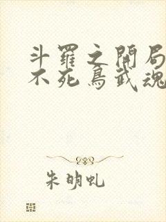 斗罗之开局觉醒不死鸟武魂