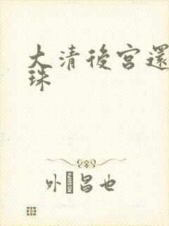 大清后宫还君明珠