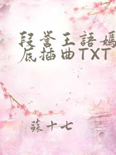 段誉王语嫣在井底插曲TXT