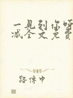 一见到你呀无删减全文免费阅读