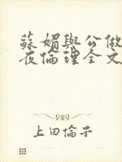 苏媚与公做了一夜伦理全文阅读