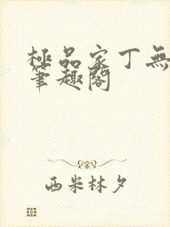 极品家丁无删减笔趣阁