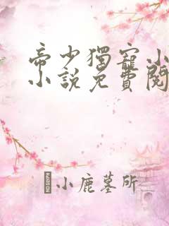 帝少独宠小甜妻小说免费阅读