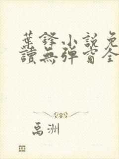 叶锋小说免费阅读无弹窗全文