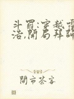 斗罗:穿越霍雨浩,开局拜师药老 浩冬三绝