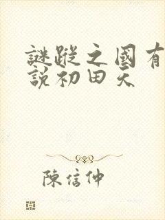 谜踪之国有声小说初田天