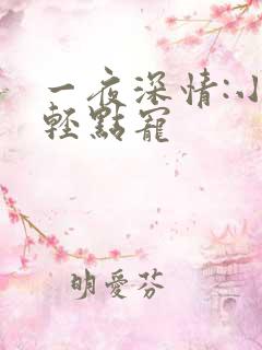 一夜深情:小叔轻点宠