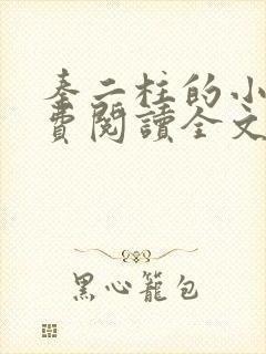 秦二柱的小说免费阅读全文