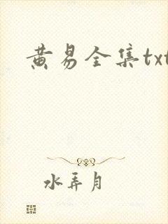黄易全集txt