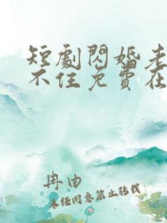 短剧闪婚老公藏不住免费在线观看