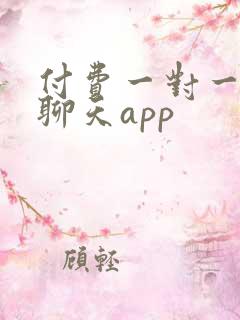 付费一对一视频聊天app