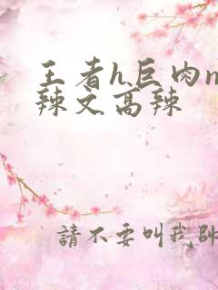 王者h巨肉np辣文高辣