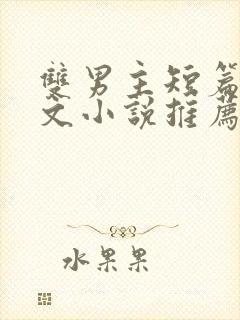 双男主短篇小甜文小说推荐