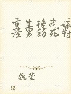 重生后我嫁给了渣男的死对头 第253章