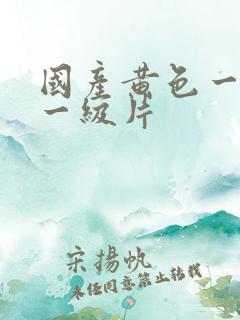 国产黄色一级片一级片