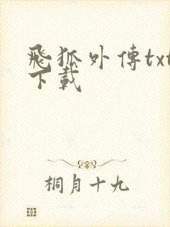 飞狐外传txt下载