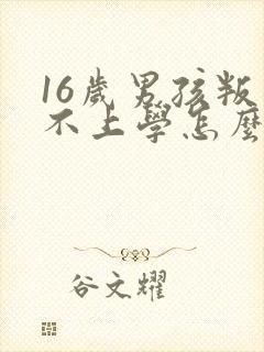 16岁男孩叛逆不上学怎么办