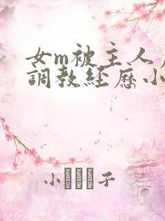 女m被主人虐玩调教经历小说