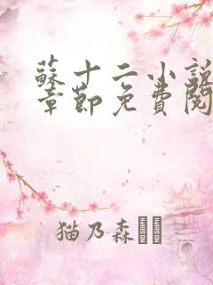 苏十二小说最新章节免费阅读全文