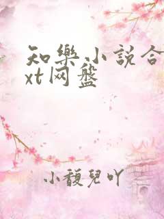 知乐小说合集txt网盘