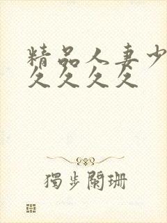 精品人妻少妇久久久久久