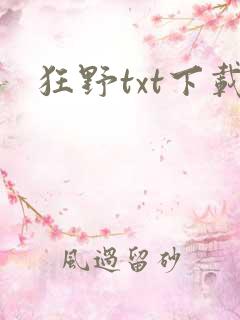 狂野txt下载