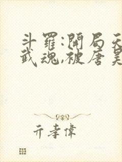 斗罗:开局天使武魂,被唐昊追杀原著小说