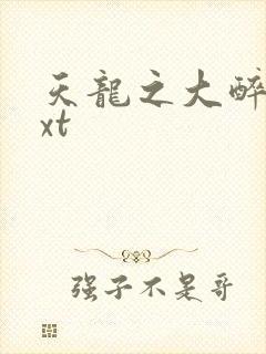 天龙之大醉侠txt