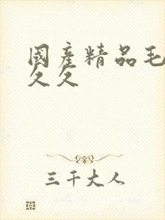 国产精品毛片久久久