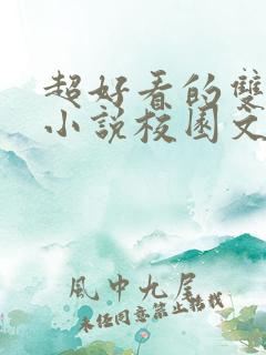 超好看的双男主小说校园文