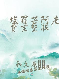 埃罗芒阿老师免费完整版