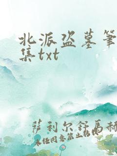 北派盗墓笔记全集txt