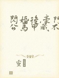 闪婚后,豪门老公马甲藏不住