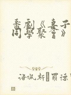 番剧《妻子参加同学聚会》第一集播