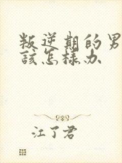 叛逆期的男孩子该怎样办