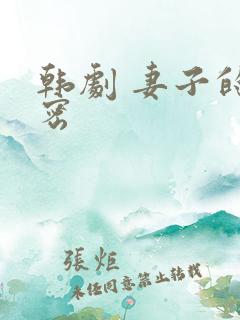 韩剧 妻子的秘密