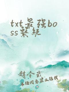 txt最强boss系统