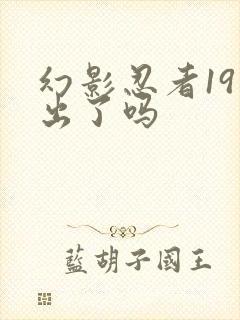 幻影忍者19季出了吗