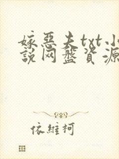 嫁恶夫txt小说网盘资源