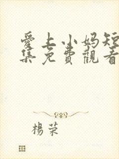 爱上小妈短剧全集免费观看高清