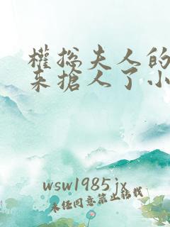 权总夫人的前任来抢人了小说免费阅读