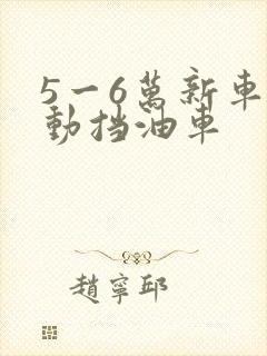 5一6万新车自动挡油车