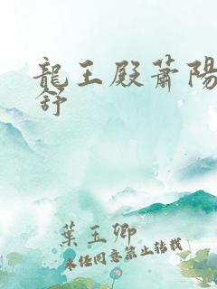 龙王殿萧阳叶云舒