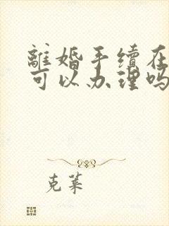 离婚手续在网上可以办理吗